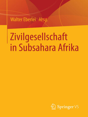 cover image of Zivilgesellschaft in Subsahara Afrika